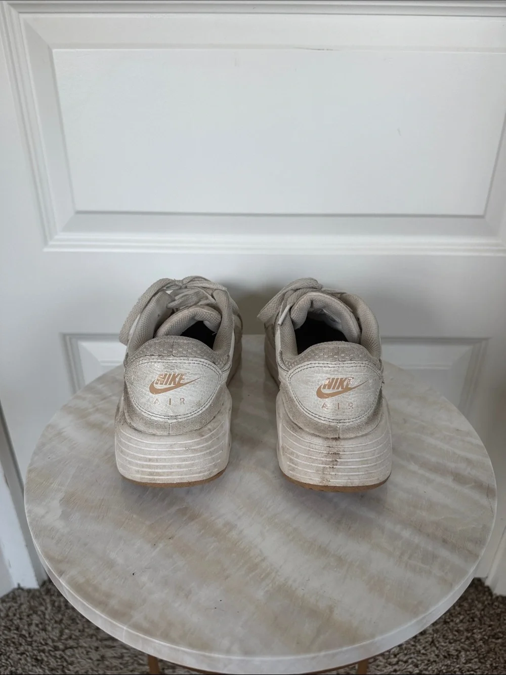 Nike Air Max Neutral Beige and Brown Casual Sneakers